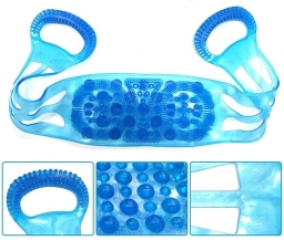 Мочалка-массажер – силиконовая двусторонняя